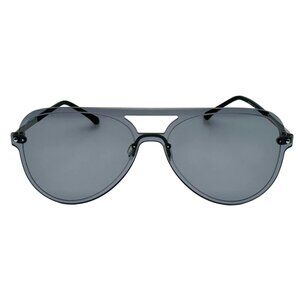 7042 | Black Rimless Aviator Sunglasses
